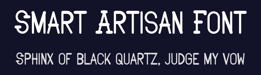 Smart Artisan Font by MasyafiStudio — Display Font — thumbnail 2