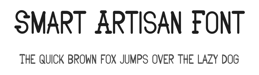 Smart Artisan Font by MasyafiStudio — Display Font