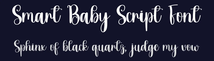 Smart Baby Script Font by inermediaSTUDIO — Script Handwritten Font — thumbnail 2