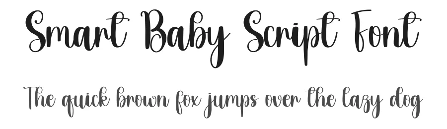 Smart Baby Script Font by inermediaSTUDIO — Script Handwritten Font