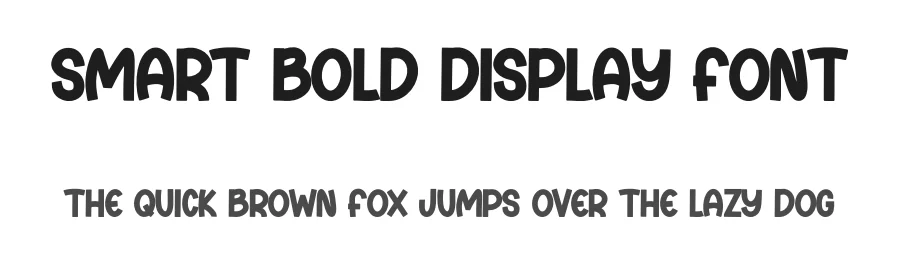 Smart Bold Display Font by Minimalist Eyes — Display Font