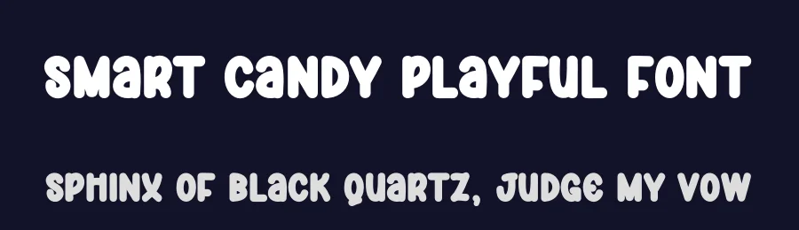 Smart Candy Playful Font by andikastudio — Display Font — thumbnail 2