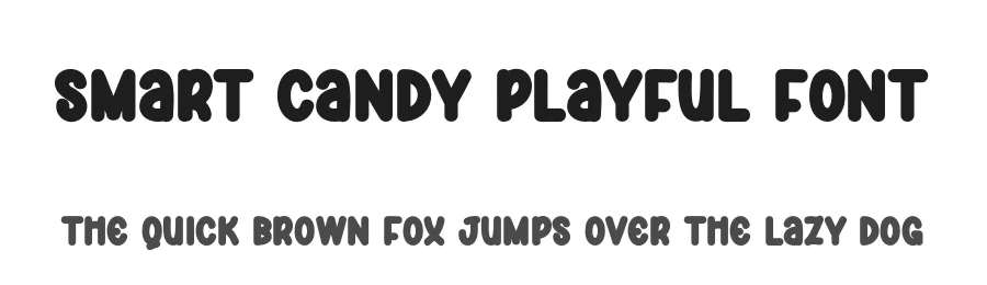 Smart Candy Playful Font by andikastudio — Display Font