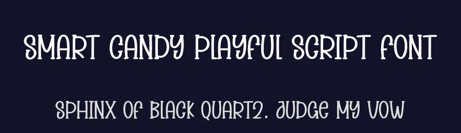 Smart Candy Playful Script Font by creativeletter — Script Handwritten Font — thumbnail 2