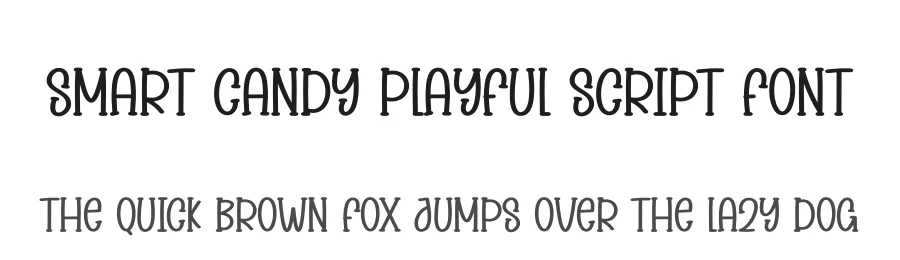 Smart Candy Playful Script Font by creativeletter — Script Handwritten Font