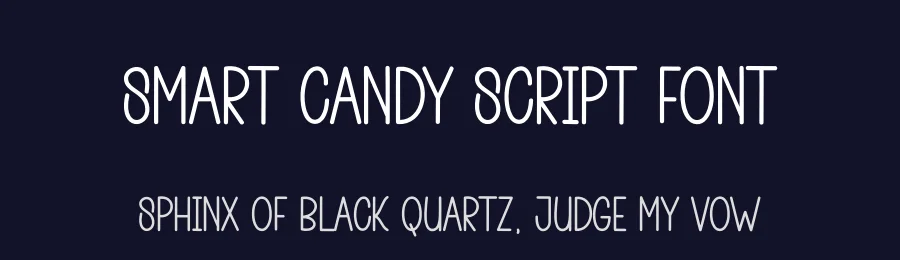 Smart Candy Script Font by andikastudio — Display Font — thumbnail 2