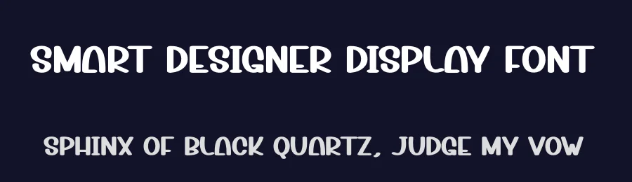 Smart Designer Display Font by andikastudio — Display Font — thumbnail 2