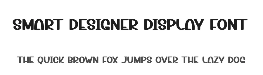 Smart Designer Display Font by andikastudio — Display Font