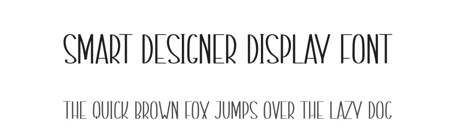 Smart Designer Display Font by creativeletter — Script Handwritten Font