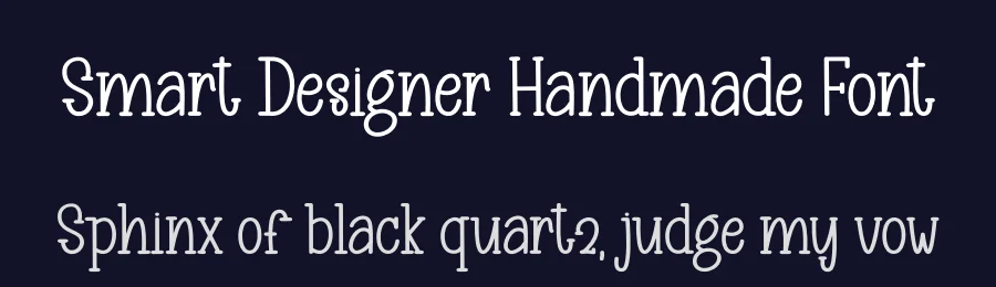 Smart Designer Handmade Font by inermediaSTUDIO — Display Font — thumbnail 2