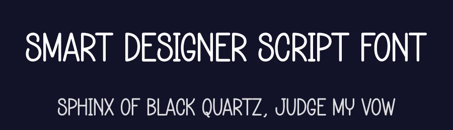 Smart Designer Script Font by andikastudio — Display Font — thumbnail 2