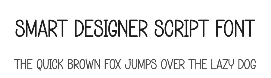 Smart Designer Script Font by andikastudio — Display Font