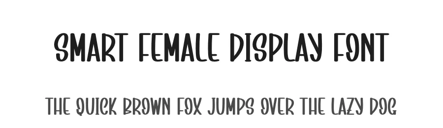 Smart Female Display Font by andikastudio — Display Font