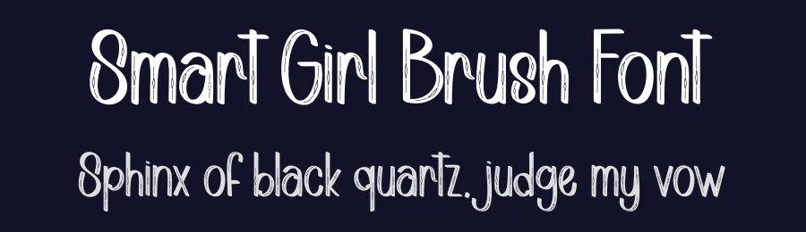 Smart Girl Brush Font by andikastudio — Display Font — thumbnail 2
