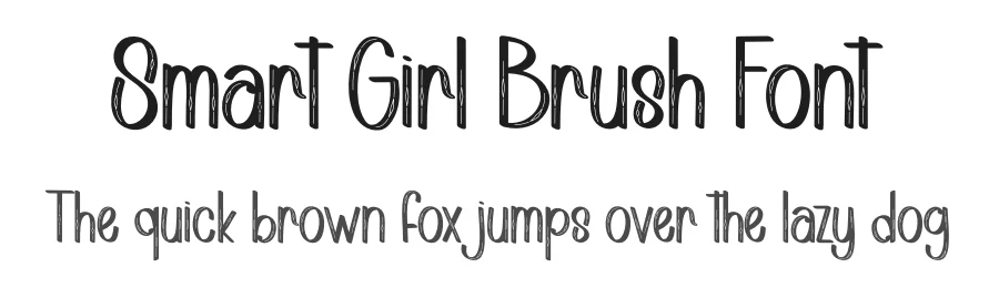 Smart Girl Brush Font by andikastudio — Display Font
