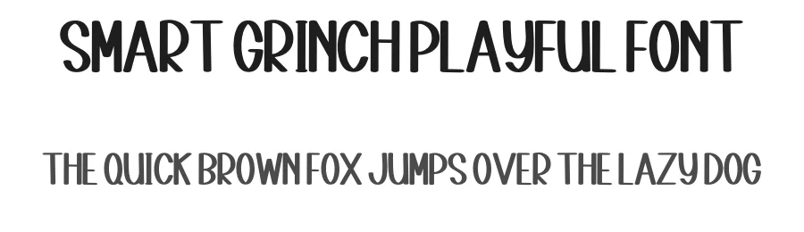 Smart Grinch Playful Font by inermediaSTUDIO — Display Font