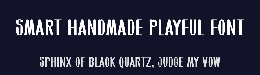 Smart Handmade Playful Font by freshtypeink — Display Font — thumbnail 2
