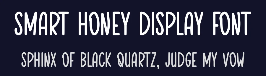 Smart Honey Display Font by Craftedtype — Decorative Font — thumbnail 2