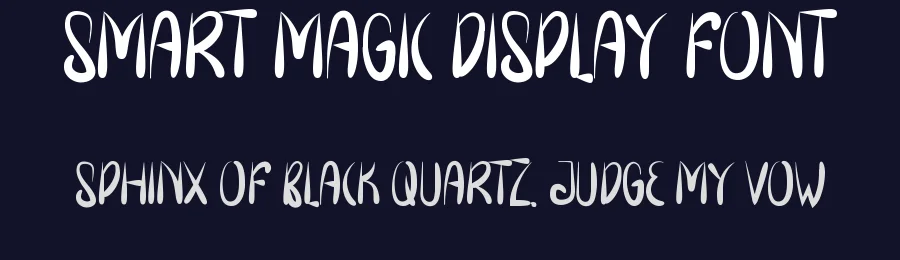 Smart Magic Display Font by inermediaSTUDIO — Display Font — thumbnail 2