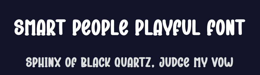 Smart People Playful Font by andikastudio — Display Font — thumbnail 2