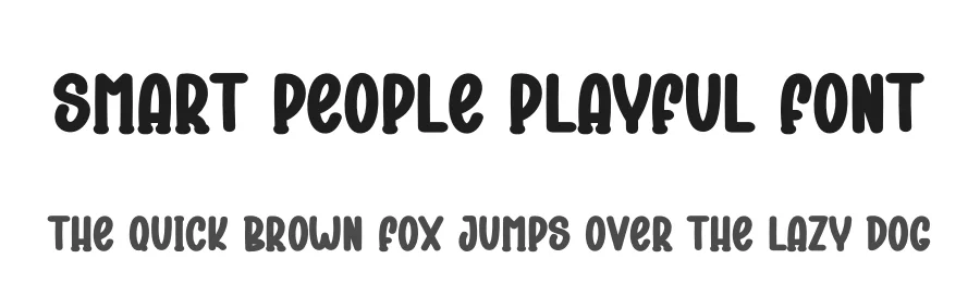 Smart People Playful Font by andikastudio — Display Font
