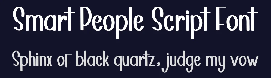 Smart People Script Font by inermediaSTUDIO — Display Font — thumbnail 2