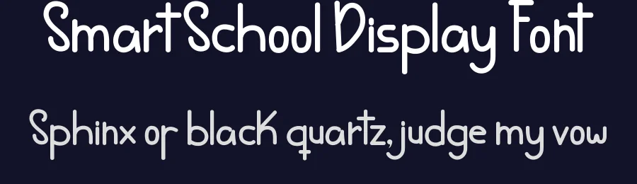 Smart School Display Font by inermediaSTUDIO — Decorative Font — thumbnail 2