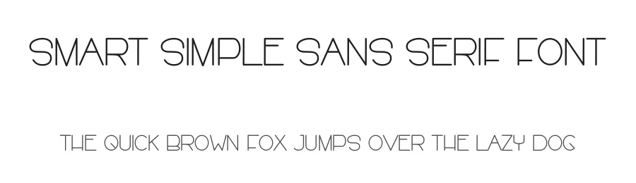Smart Simple Sans Serif Font by freshtypeink — Display Font