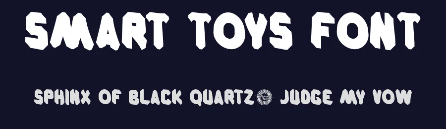 Smart Toys Font by CalligraphyFonts.net — Display Font — thumbnail 2