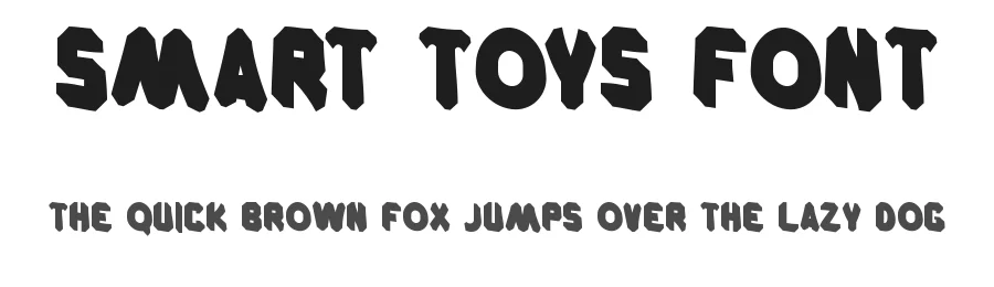 Smart Toys Font by CalligraphyFonts.net — Display Font