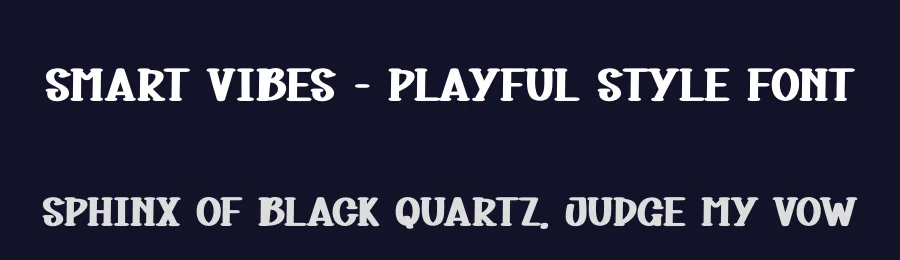 Smart Vibes – Playful Style Font by andikastudio — Display Font — thumbnail 2