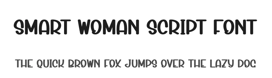 Smart Woman Script Font by andikastudio — Display Font