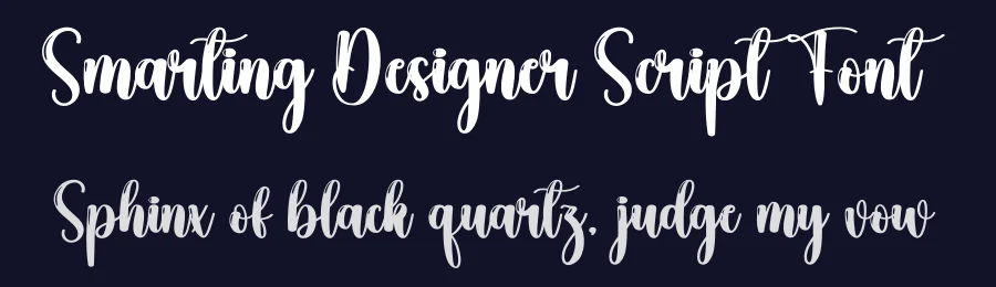 Smarting Designer Script Font by creativeletter — Script Handwritten Font — thumbnail 2