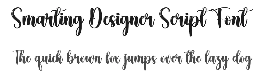 Smarting Designer Script Font by creativeletter — Script Handwritten Font