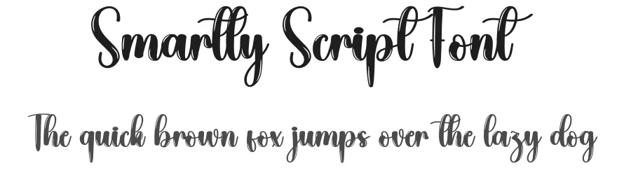 Smartly Script Font by creativeletter — Script Handwritten Font