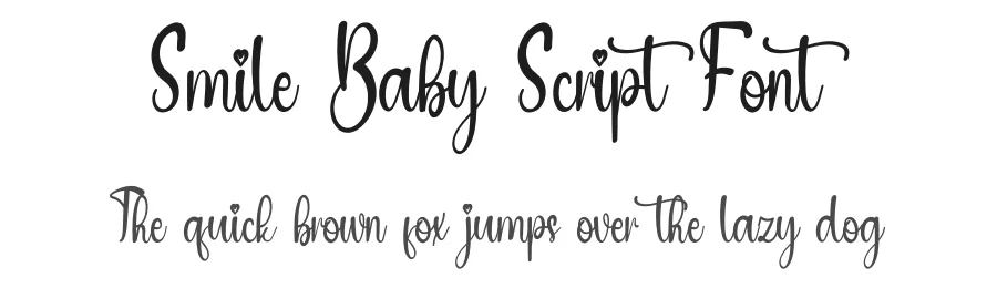 Smile Baby Script Font by inermediaSTUDIO — Script Handwritten Font