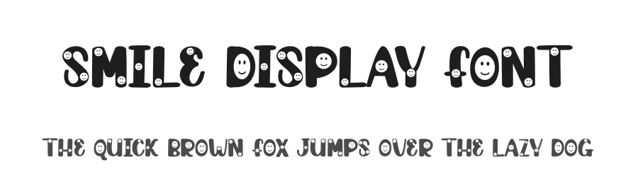 Smile Display Font by creativeletter — Display Font