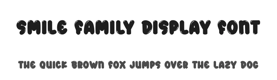 Smile Family Display Font by creativeletter — Display Font