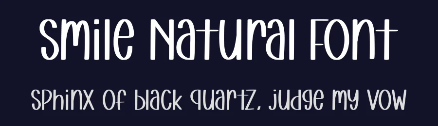Smile Natural Font by Craftedtype — Decorative Font — thumbnail 2