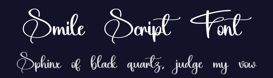 Smile Script Font by creativeletter — Script Handwritten Font — thumbnail 2
