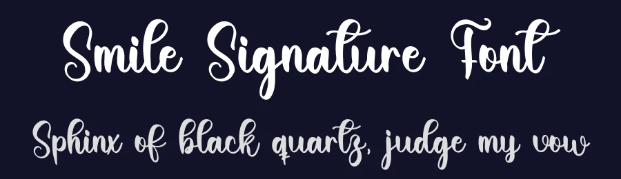 Smile Signature Font by inermediaSTUDIO — Script Handwritten Font — thumbnail 2
