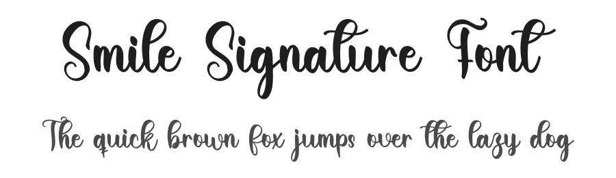 Smile Signature Font by inermediaSTUDIO — Script Handwritten Font