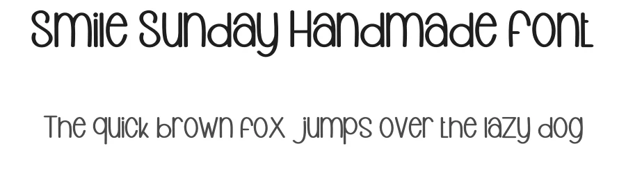 Smile Sunday Handmade Font by inermediaSTUDIO — Display Font