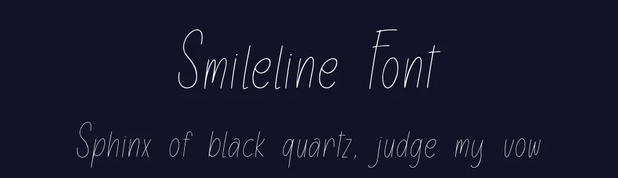 Smileline Font by qwrtype — Display Font — thumbnail 2
