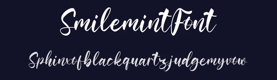Smilemint Font by qwrtype — Script Handwritten Font — thumbnail 2