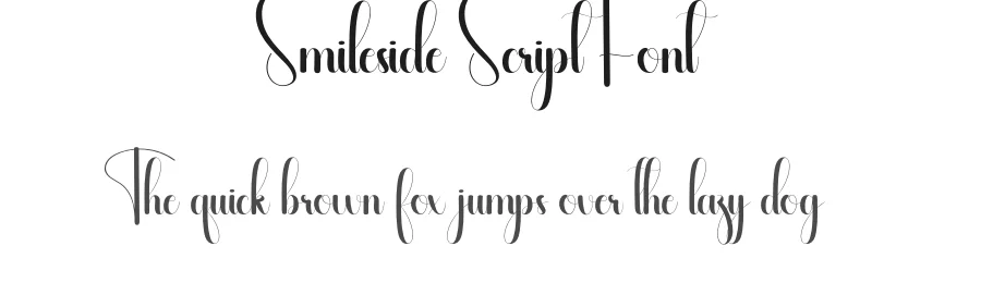 Smileside Script Font by andikastudio — Script Handwritten Font