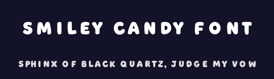 Smiley Candy Font by sipanji figuree — Display Font — thumbnail 2