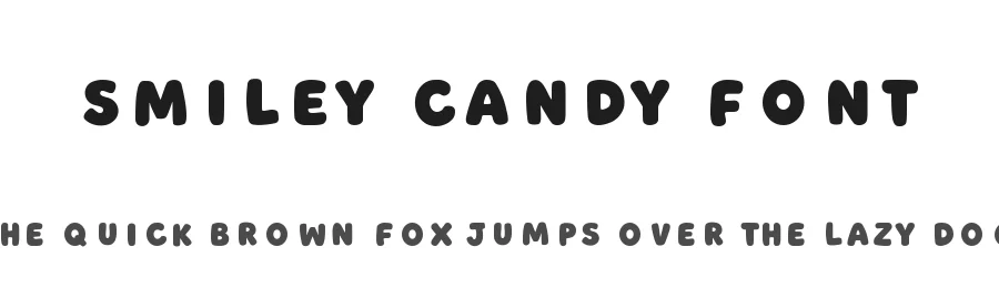 Smiley Candy Font by sipanji figuree — Display Font