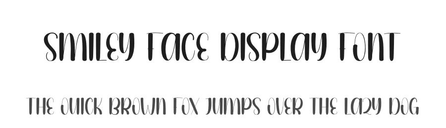 Smiley Face Display Font by andikastudio — Display Font