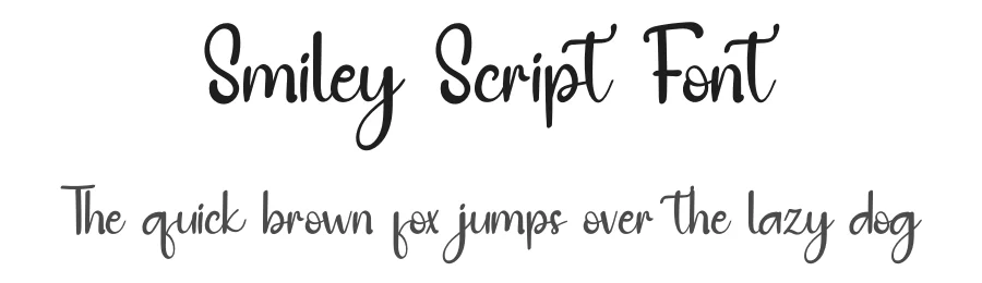 Smiley Script Font by inermediaSTUDIO — Script Handwritten Font